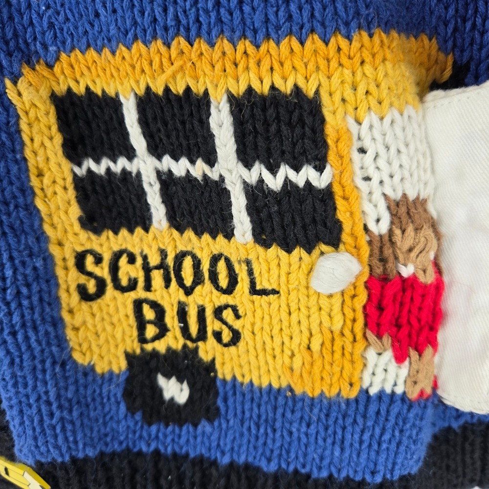 Vintage 90s Womens M Cardigan Sweater Teacher Back To School Kids Education - Picture 10 of 16